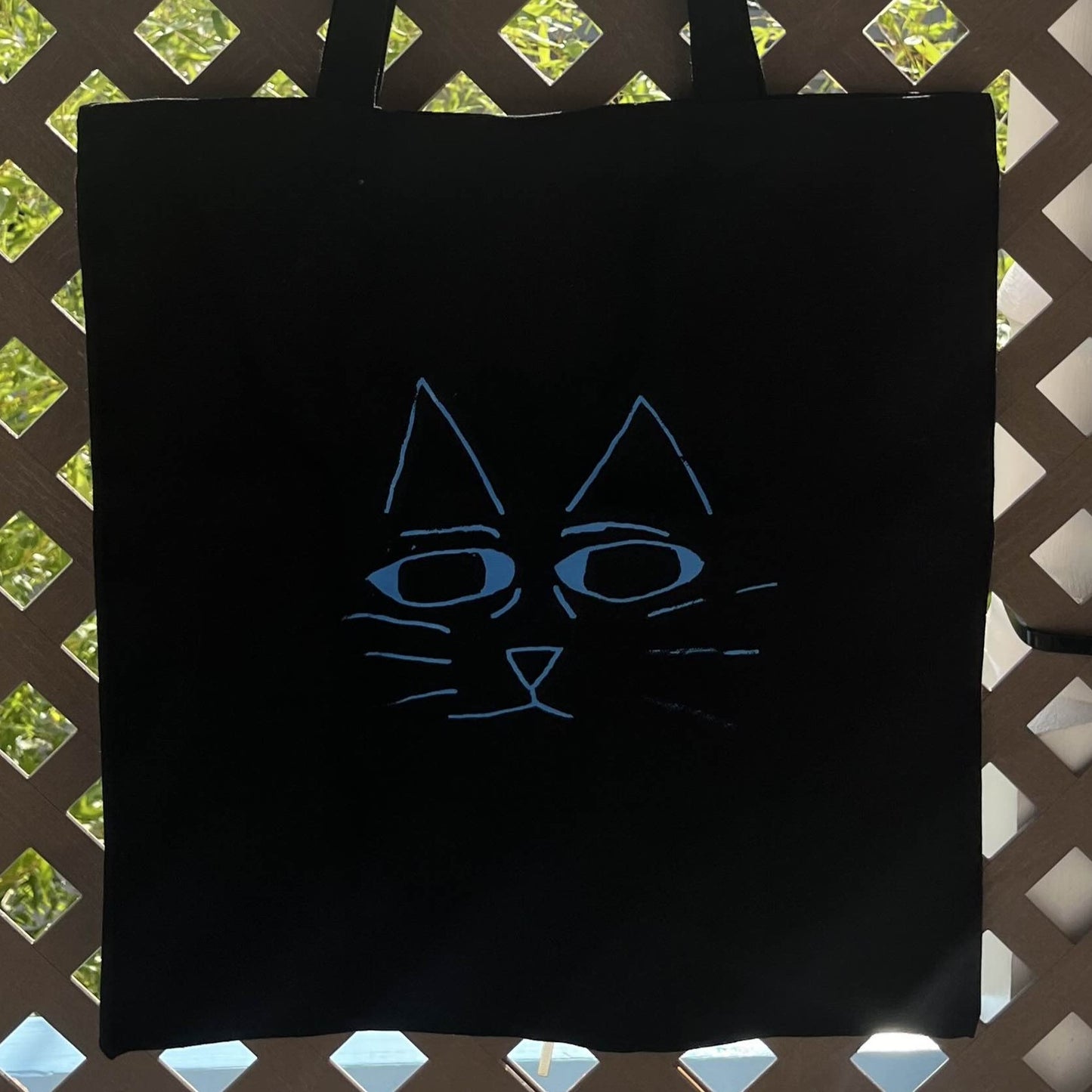 Mr Print (the Two Thirty Screenprinting cat) logo tote
