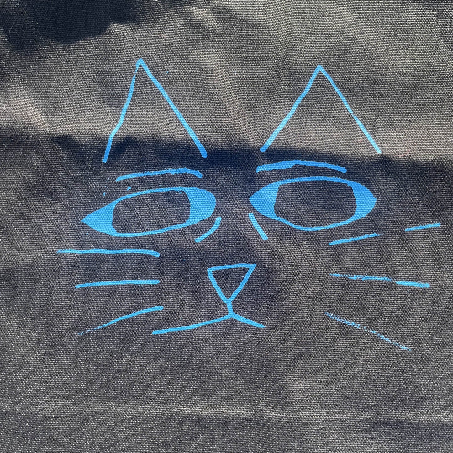 Mr Print (the Two Thirty Screenprinting cat) logo tote